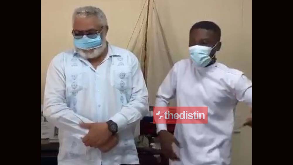 Watch The Hilarious Moment Clemento Suarez Meets J.J Rawlings As He Speaks Like Him In His Office | Video