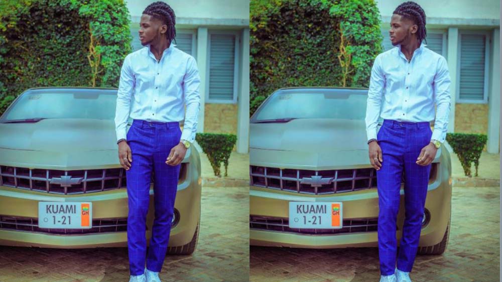 Kuami Eugene Celebrates His Birthday With A Handsome Picture As He Flaunts His Customized New Car