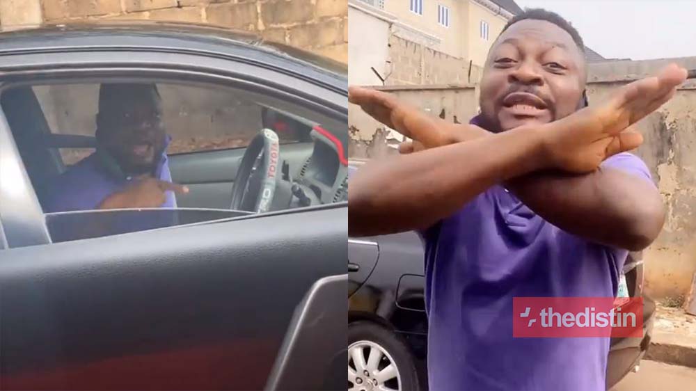 Jackie Appiah: See How Nigerian Actor Prince Nwafor Blocked The Road To Praise And Welcome Her In Nigeria (Video)