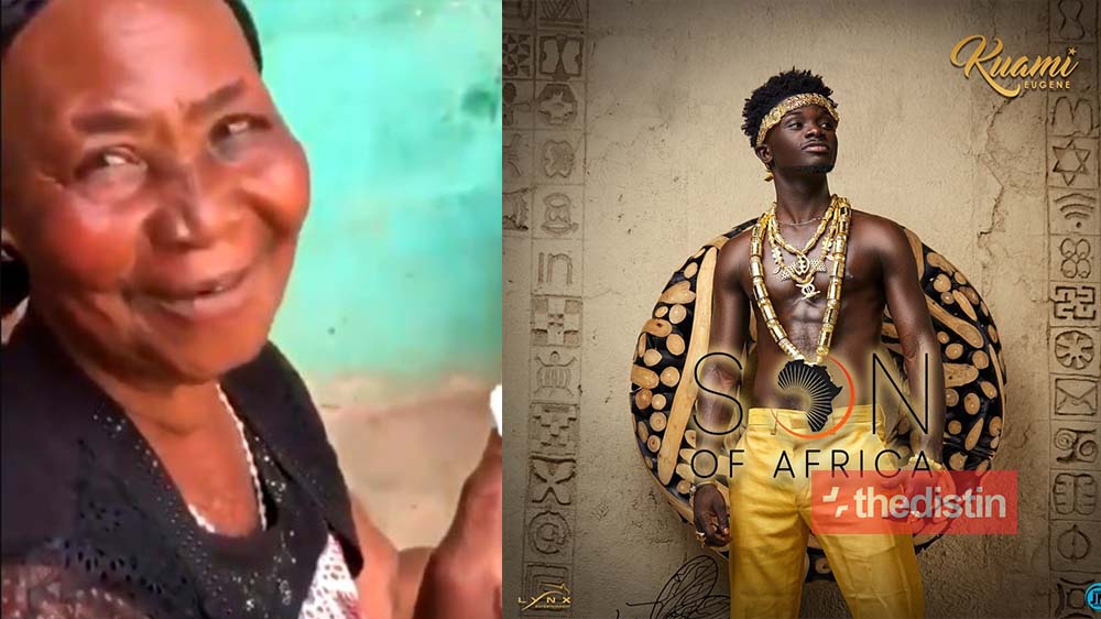 Old Woman Reveals Kuami Eugene Is Her Favorite Artist As She Sings His Song "Ohemaa" With Joy (Video)