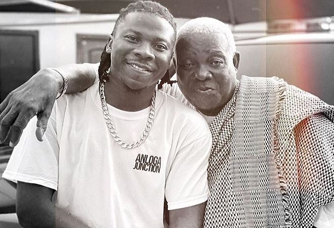 Stonebwoy with his father