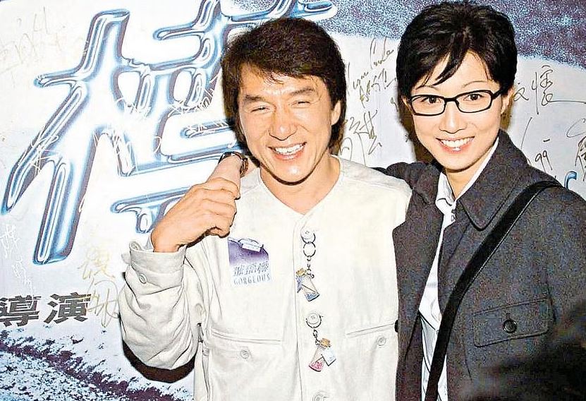 Jackie Chan and his mistress; the mother of his daughter