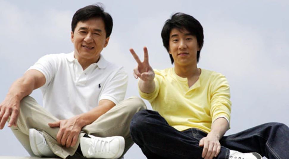 Jackie Chan and his son