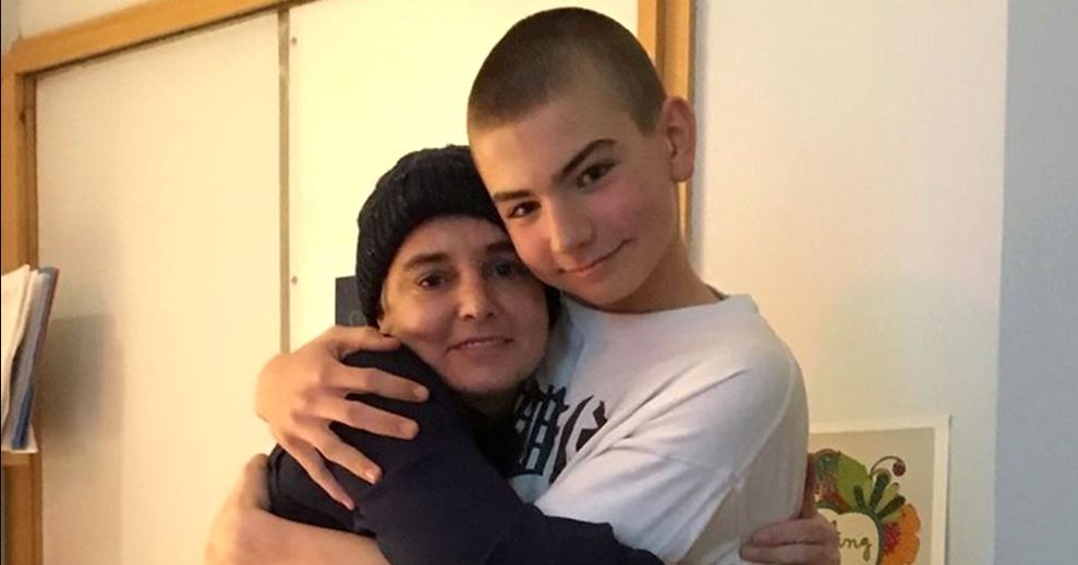 Sinead O'Connor with her son Shane Lunny. Image Source: Getty 