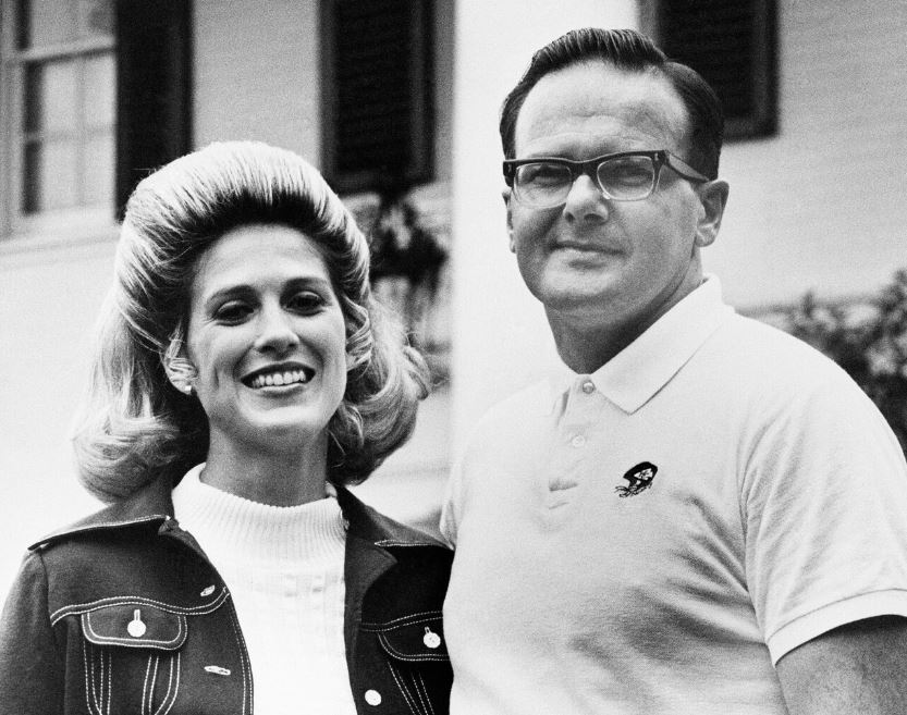 Norma Hunt and her husband Lamar Hunt.