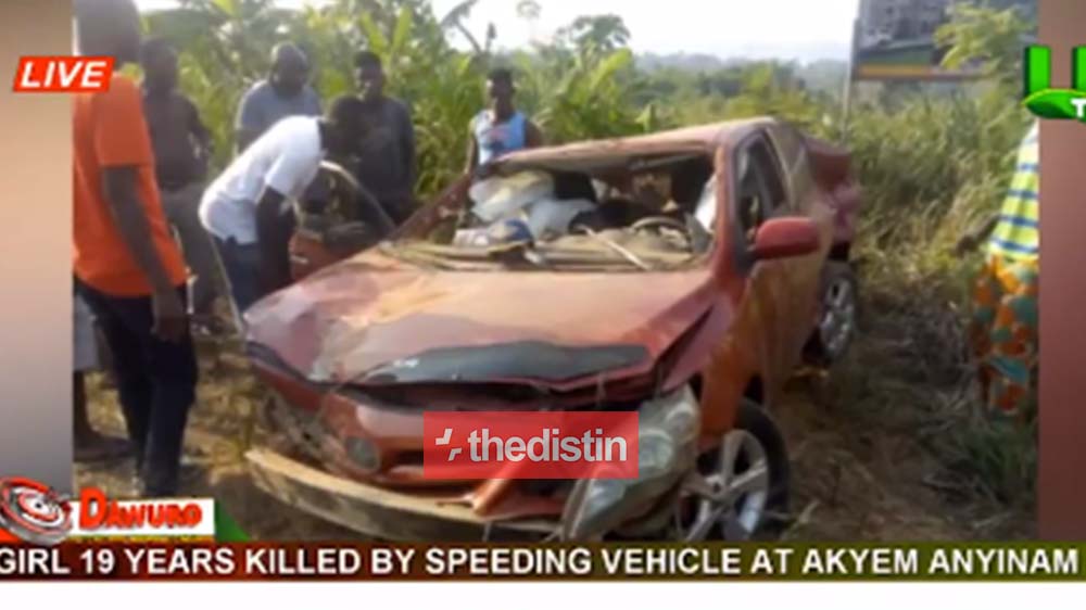 Sad News: 19-Year-Old Girl Killed By Vehicle At Akyem Anyinam | Video