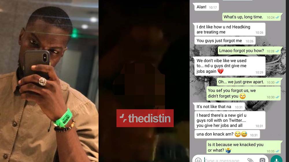 Leaked Chat Between A Male Twitter Influencer & Female Twitter Influencer That Caused Their Threesome Video To Surface On Social Media | Screenshots