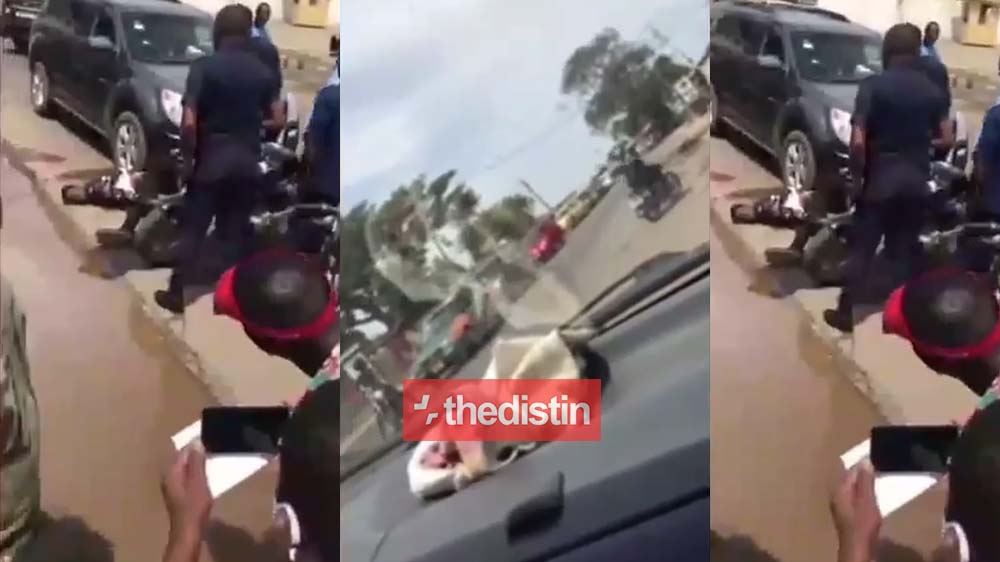 Just In: Armed Robbers Attacking Cars In Traffic At Tema Community One | Video