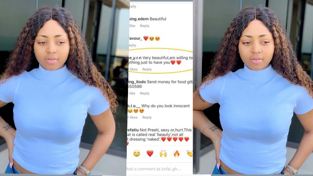 "I'm Willing To Do Anything Just To Have You Love," Regina Daniels' Fan Says | Screenshot