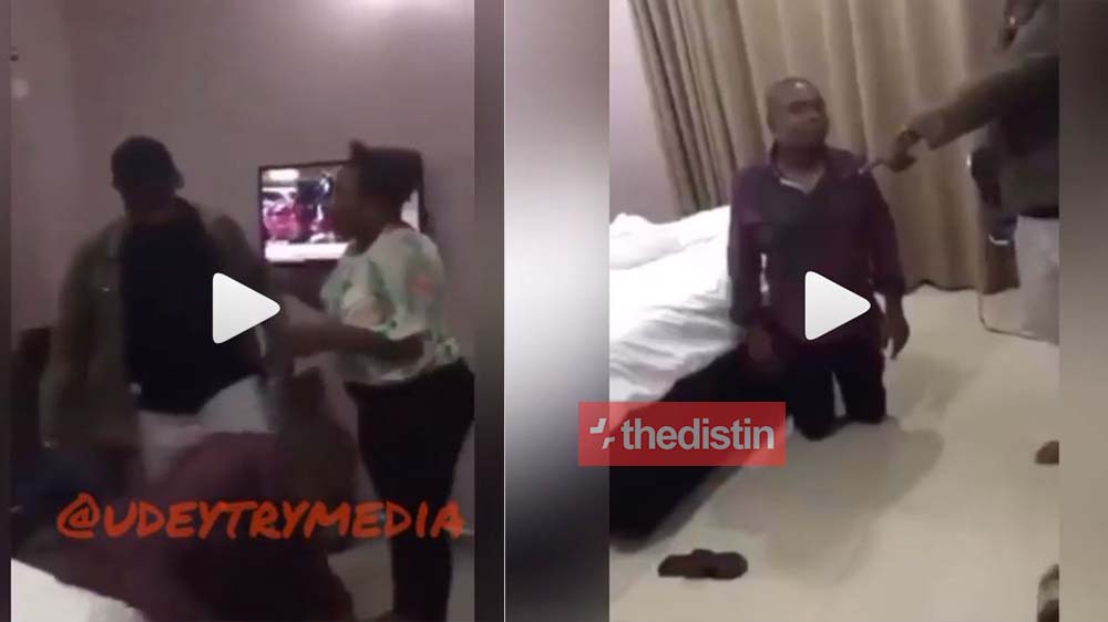 Man Caught On Live Camera In Hotel Chopping Another Man's Wife | Video