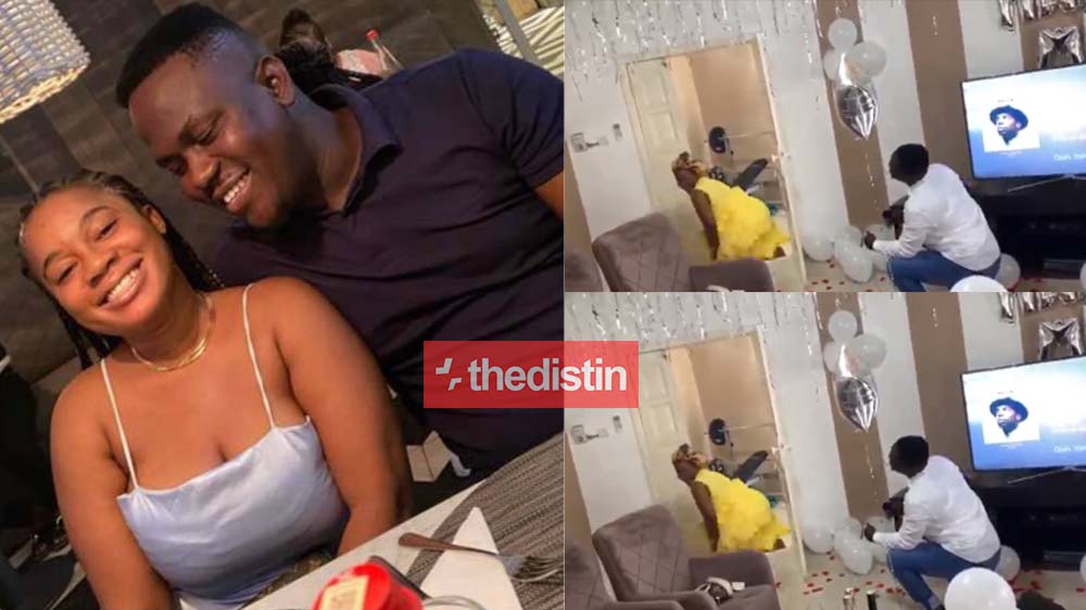Girlfriend Of Ghanaian Blogger Chris Handler Accepts His Marriage Proposal As She Twerks For Him | Video