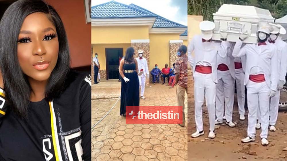 Video Of Destiny Etiko's Father's Corpse Arriving Home For Burial | Watch