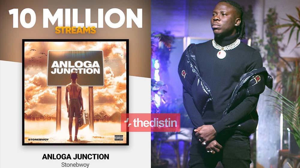 Stonebwoy's Album Junction Hits 10 Million Streams On Audiomack | Screenshot