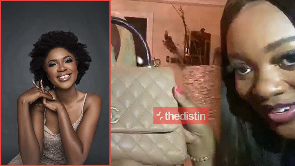 The Moment Actress Omini Oboli Begged Jackie Appiah To Dash Her One Of Her Bags As She Put Them On Display