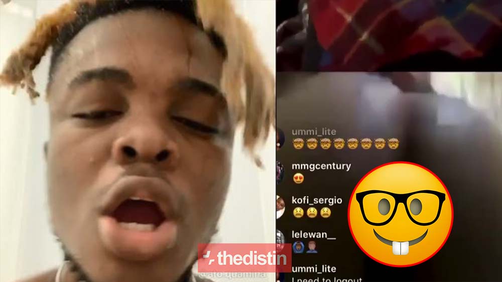 Quamina MP Chops Twer.kings From Fine Girl On IG Live | Watch Video