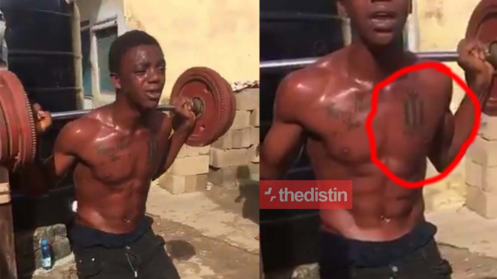 Shatta Movement Thief Caught In Teshie Starts Stonebwoy-Wale Beef | Watch Video Of Fan's Tattoo