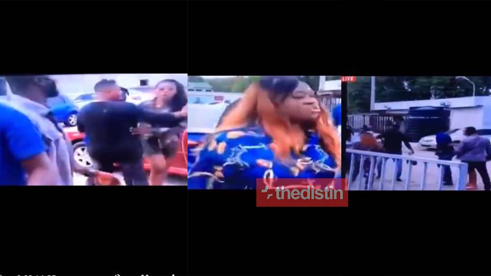 Sista Afia And Freda Rhymz Throw Blows At TV3 In A Fight Amid Their Beef And Diss Tracks