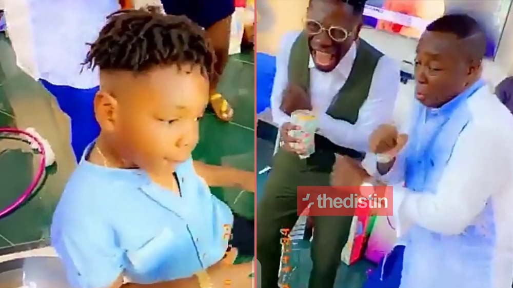 Watch Shatta Wale And Capo Dance Zanku With And Majesty At His Daughter's Birthday | Video