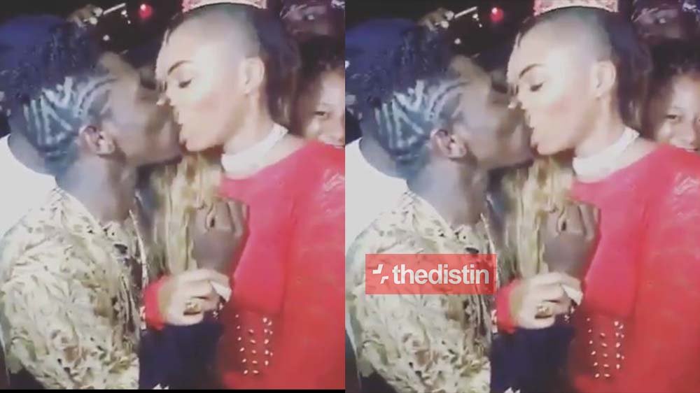 Throwback Video Of Shatta Wale Passionately Kissing Shatta Michy