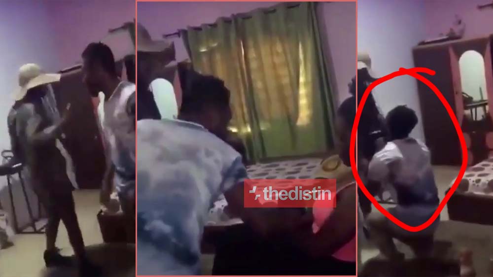 Lady Deals With Boyfriend's Side Chicks As He Goes On His Knees To Beg | Video