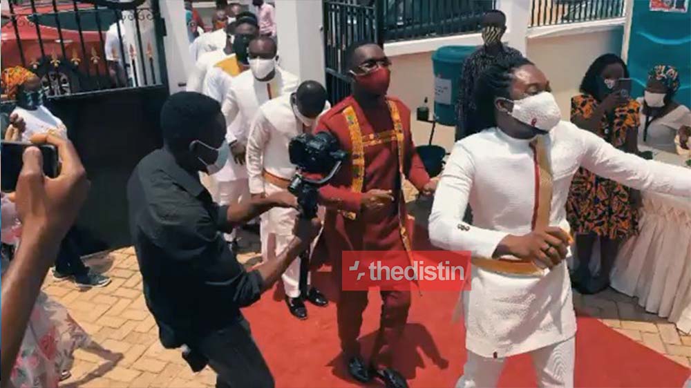 Video: The Moment Joe Mettle Arrived In Grand Style At His Traditional Wedding With Salomey Selasie Dzisa