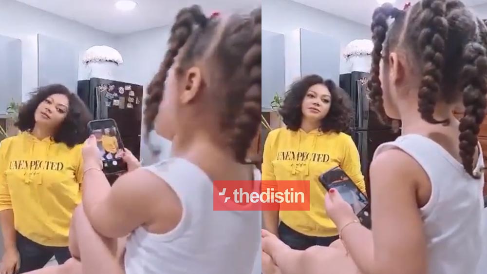 Nadia Buari Finally Shows The Face Of Her Daughter After Hiding Her For So Long | Watch Video