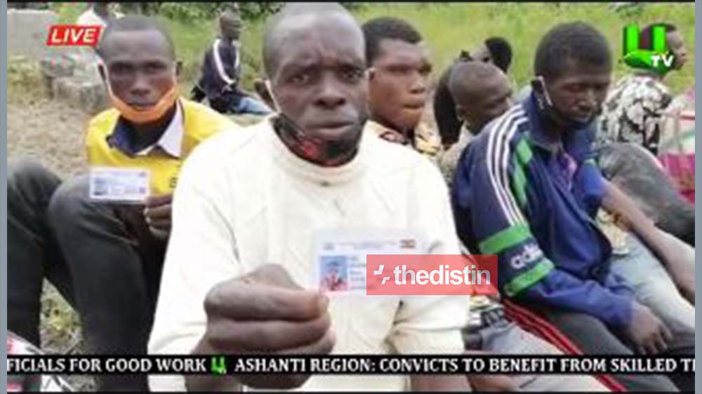 Video: Over 66 Ivorians Arrested By Ghana Immigration Officers For illegal Voters ID Registrations