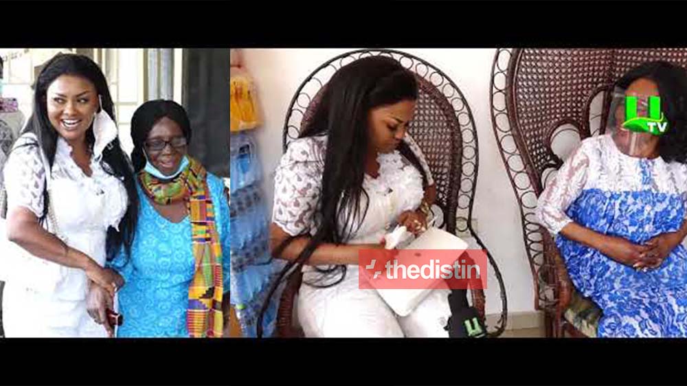 Nana Ama Mcbrown Celebrates Her 43rd Birthday By Donating Items + $2,000 Dollars Each To Grace Nortey And Grace Omaboe | Videos