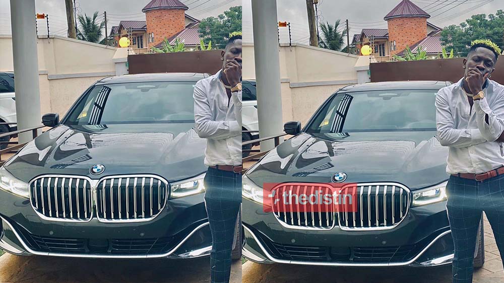 Shatta Wale Flaunts His New Expensive BMW 7 Series On Social Media | Photo