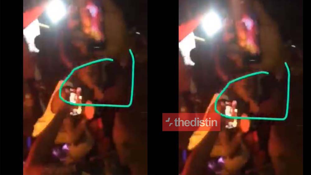 Watch The Hilarious Moment Someone's Phone Got Stolen In The VGMA 21 Auditorium | Video