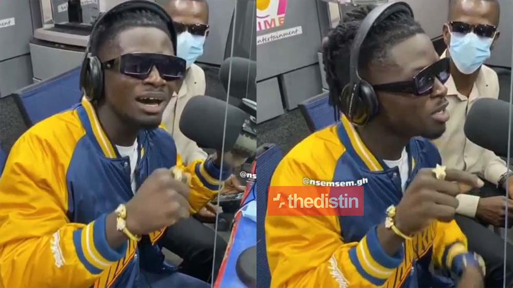 Kuami Eugene Turns Rapper?, Check Out This New Video Of Him Rapping On Joy FM | Watch Video