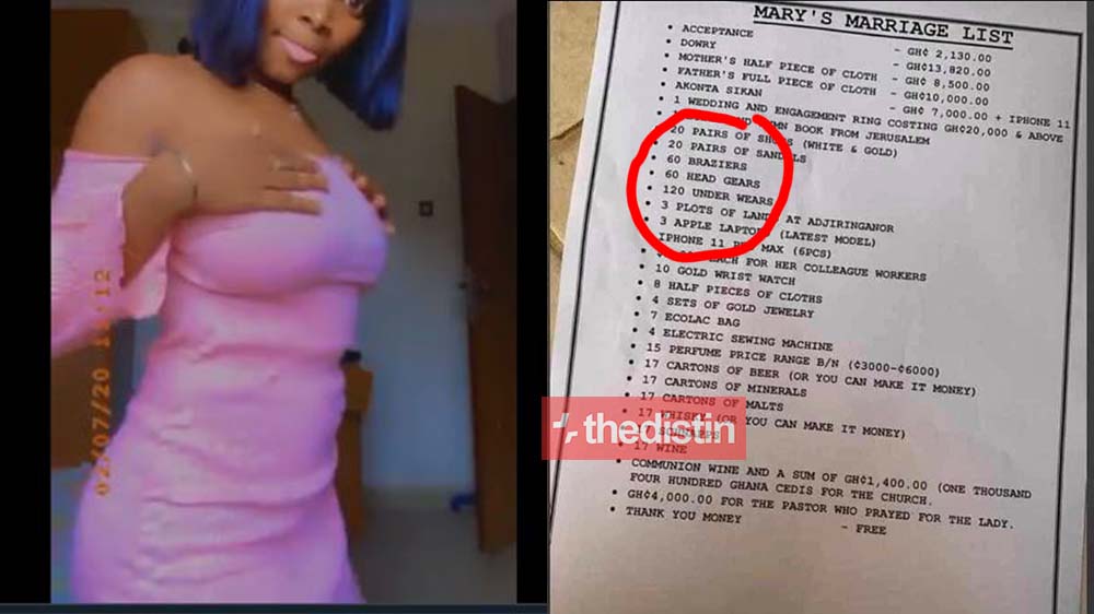 Slay Queen, Mary's Bride Price Trends On Twitter, See What Her Family Asked For | Photos