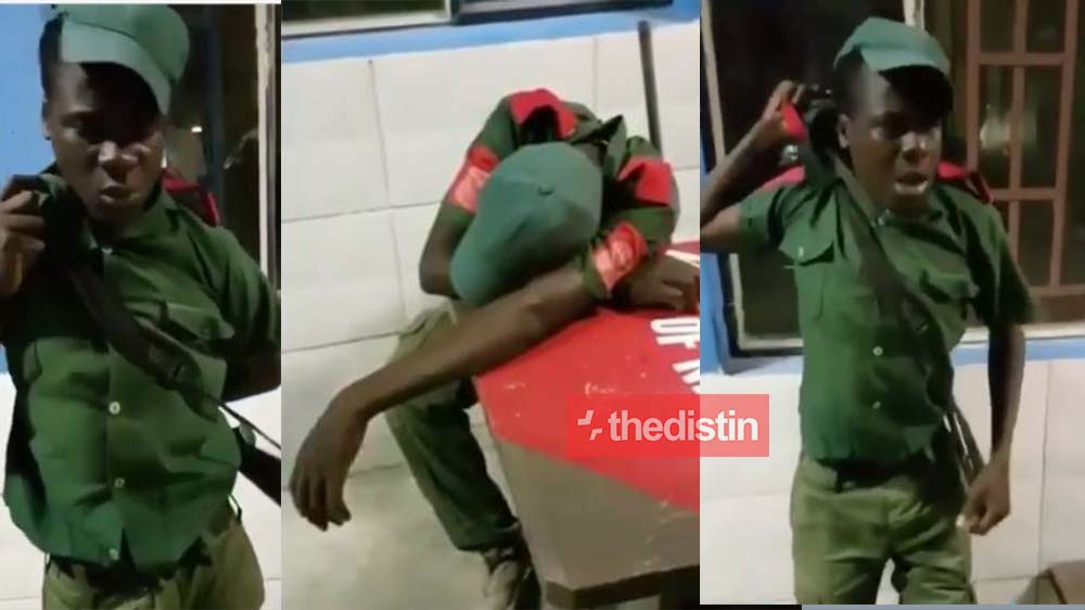 Sad: Young Security Boy Weeped For Sleeping On Duty | Watch Video