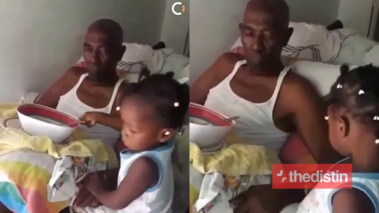 baby helps stroke grandfather