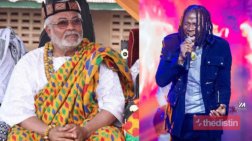 Stonebwoy And Former President Rawlings_Thedistin