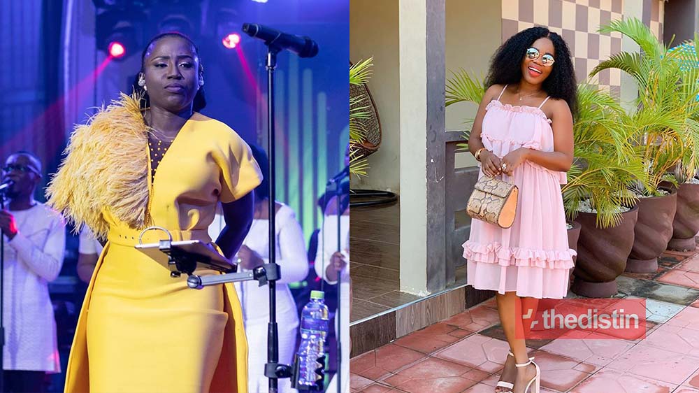 "I don't know the god you are talking about" - Mzbel Tells Gospel Singer Diana Hamilton As She Prays For Her After Her Miscarriage (Video)