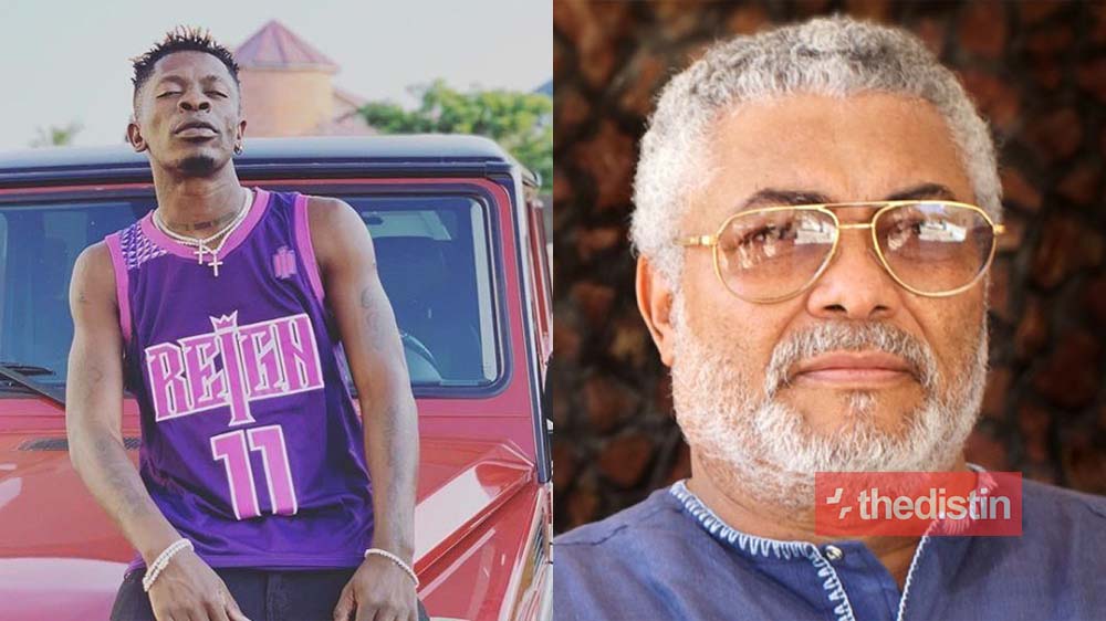 Shatta Wale Mourns The Late JJ Rawlings In New Photo