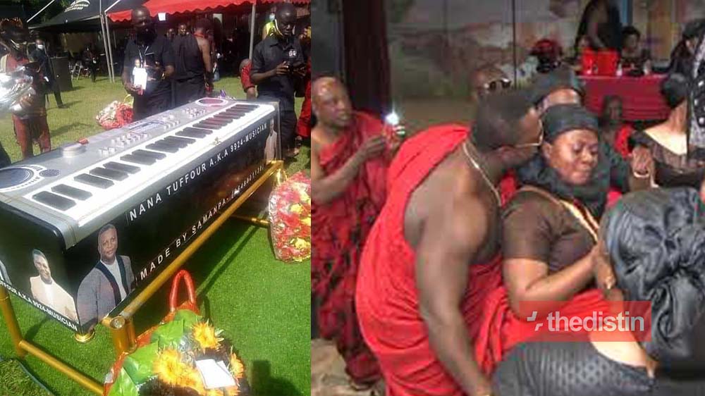 Late Nana Tuffour: Highlife Legend Buried In Piano Coffin, Videos and Photos Drop