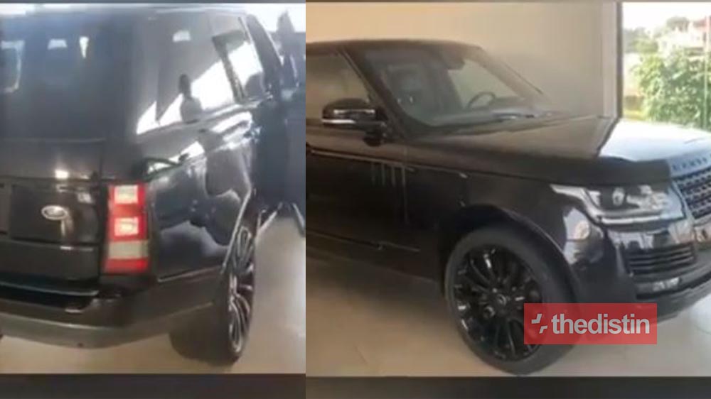 Fella Makafui Flaunts Medikal's Brand New Range Rover Vogue On Social Media (Video)