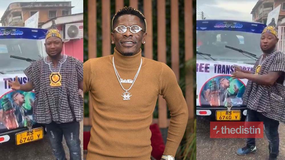 Trotro Driver Who Met Shatta Wale At Hitz FM Gives SM Fans Free Ride (Video)