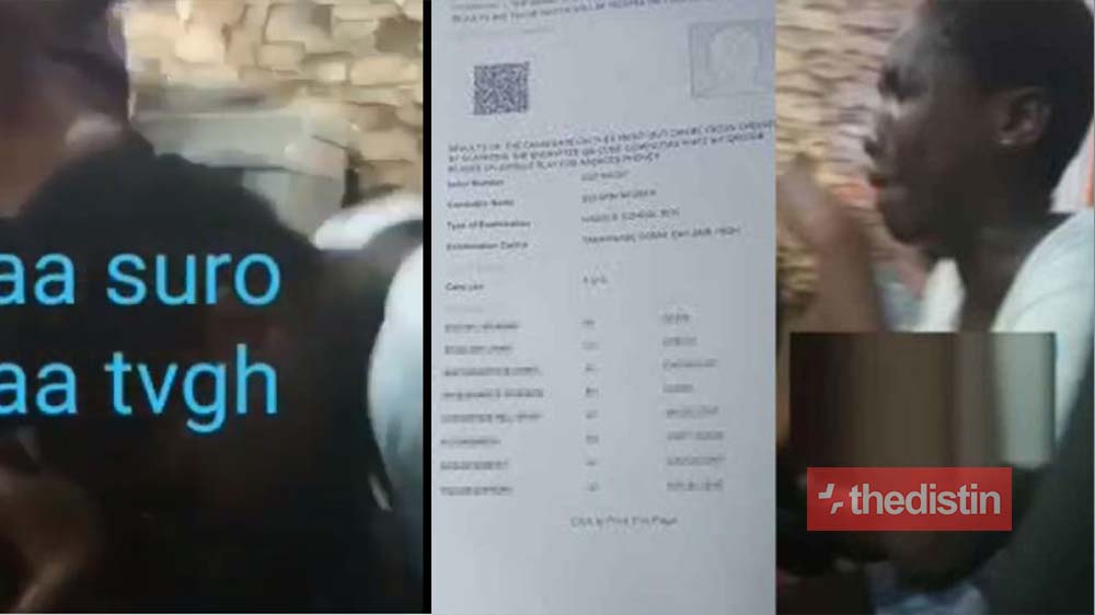 BECE Candidate Cries Uncontrollably After Checking Her Results And Realized She Has Failed 'Portor' In All Papers (Video)