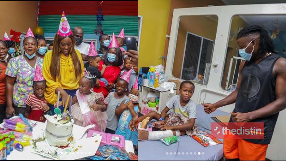 Stonebwoy Pays The Hospital Bills For Children At The 37 Military Hospital As Jidula Marks Her 3rd Birthday (Video+Photo)