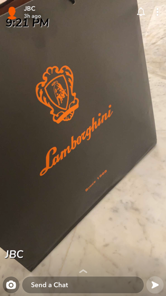 Jibril (JBC), a Ghanaian real estate developer and entrepreneur has received surprise packages from Lamborghini company after months of buying and shipping his Lamborghini Huracan to Ghana.