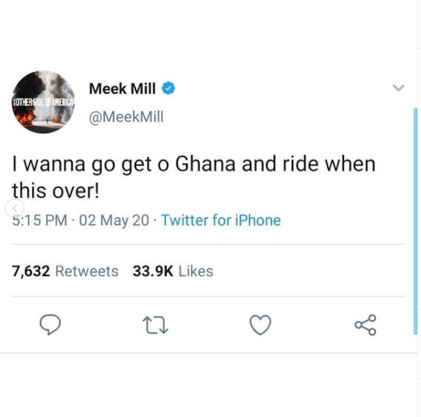 Meek Mill coming to Ghana