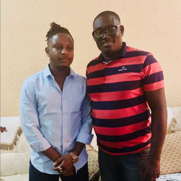 Kelvyn Boy and father, Mr Solomon Owusu Yeboah