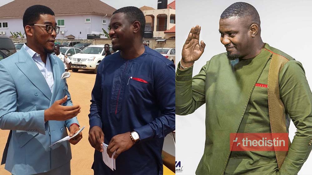 James Gardiner Consoles John Dumelo After Losing To Lydia Alhassan In Ayawaso West Wuogon Constituency