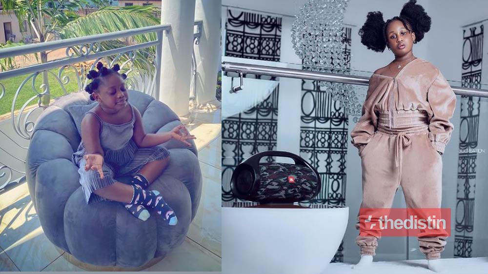 Actress Nana Akua Addo Causes Stir On Social Media With Beautiful Photos Of Her Daughter To Celebrate Christmas (Videos)