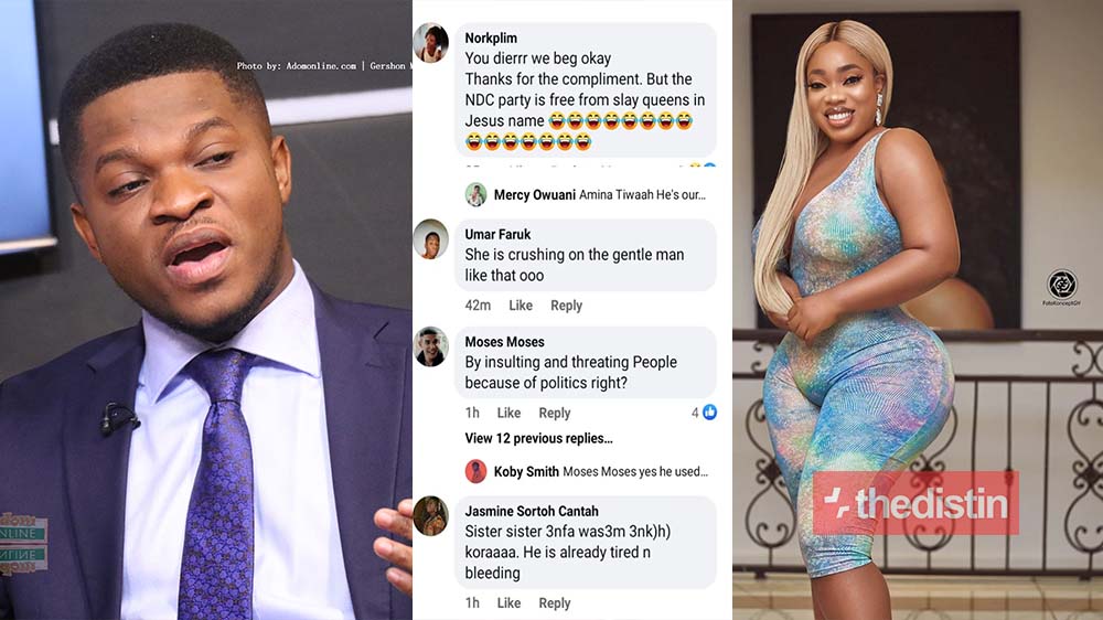 Ghanaians Blast Moesha Budong After Expressing Her Admiration For Sammy Gyamfi (Photos)