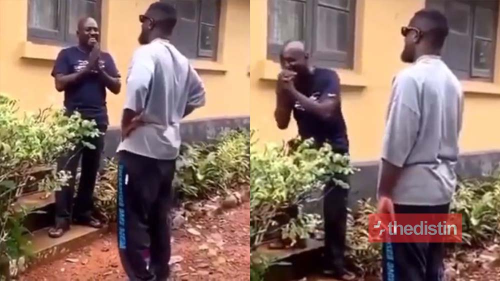 Sarkodie Pays A Surprise Visit To A Fan In His House, See His Reaction (Video)