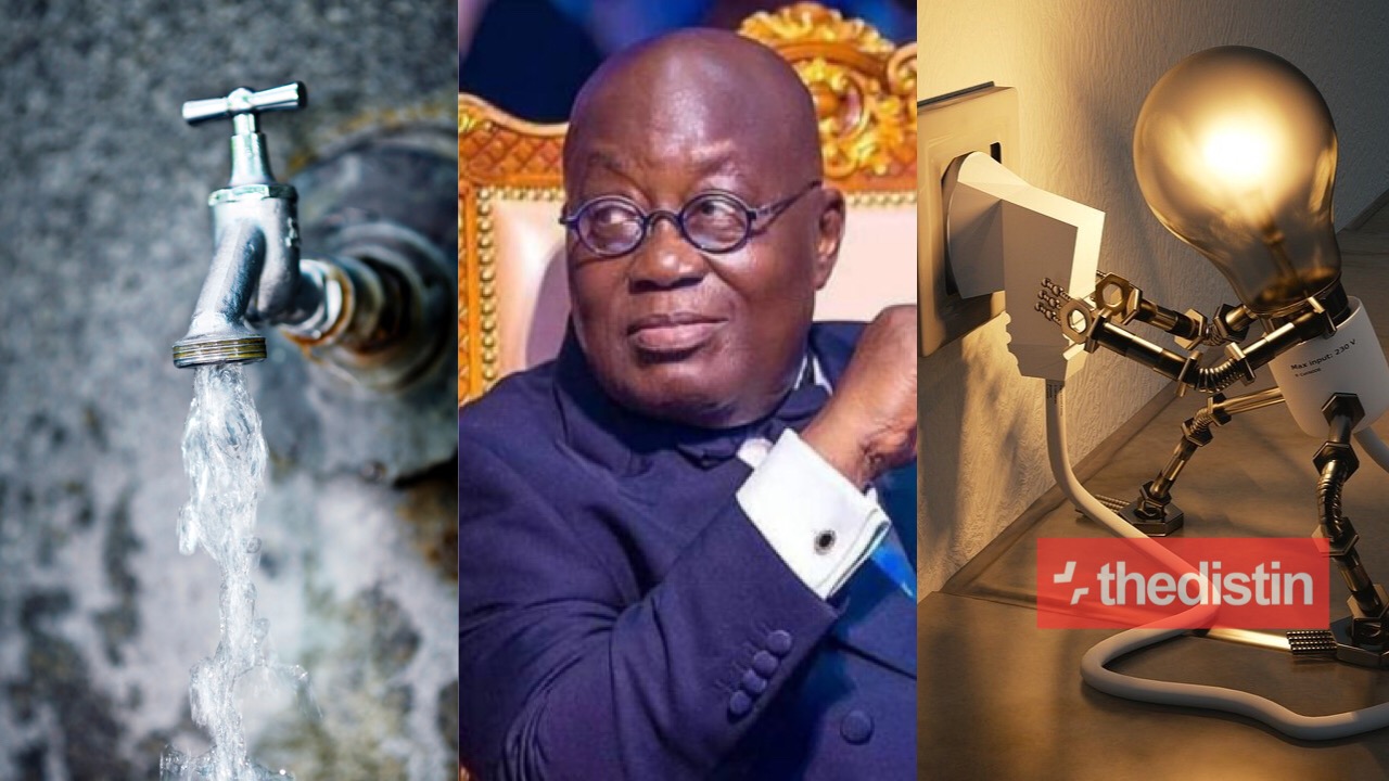Nana Addo water and electricity